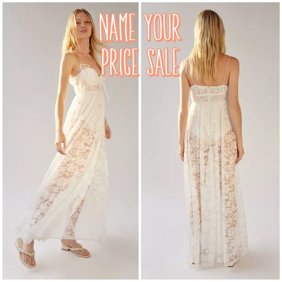 Free People Dresses & Skirts - ONE DAY SALE Free People x For Love and Lemons NWT Lorena Maxi Dress
